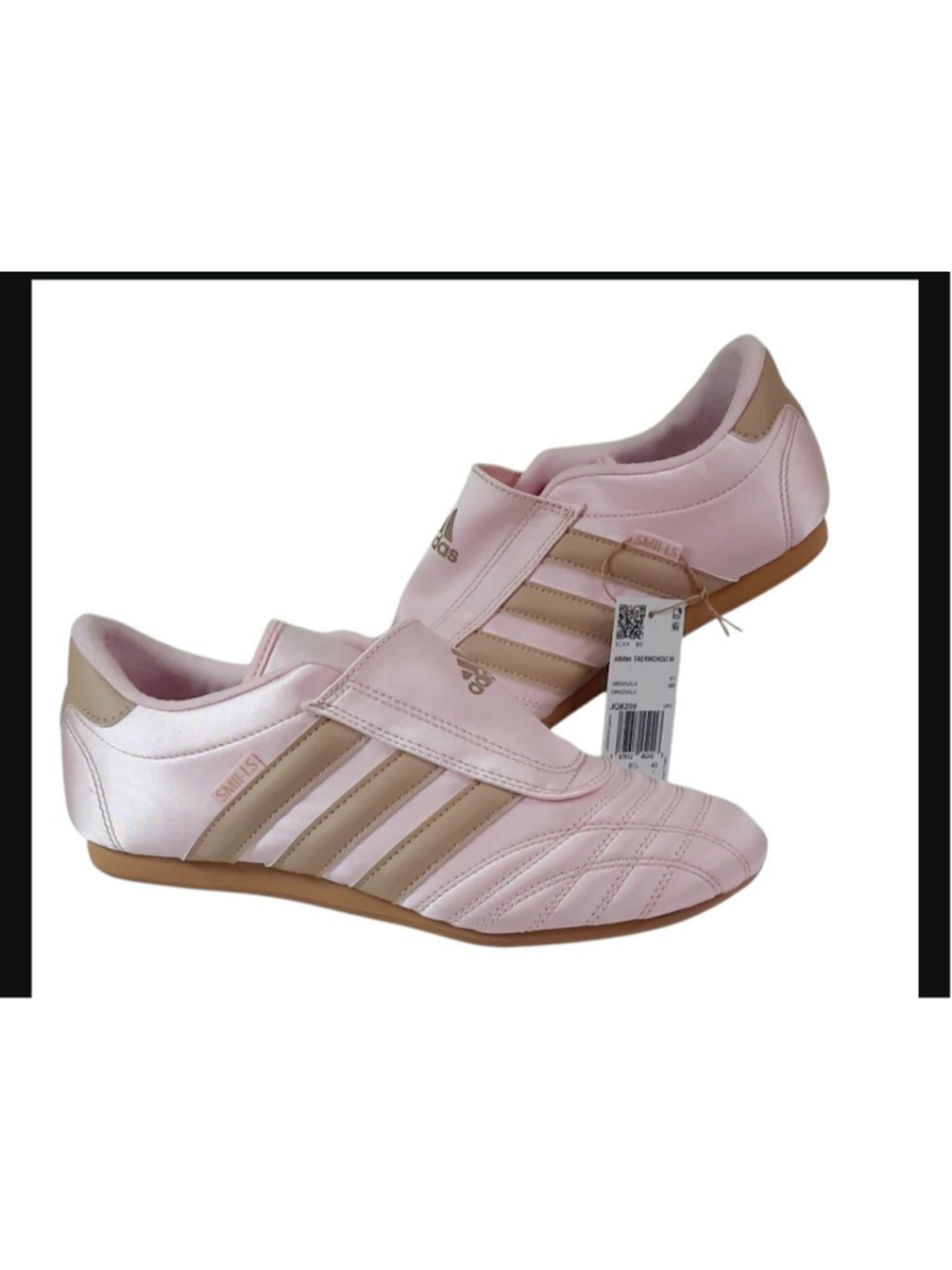 adidas Taekwondo W Clear Pink Magic Beige Gum Women Casual Shoes JQ8209 size 8